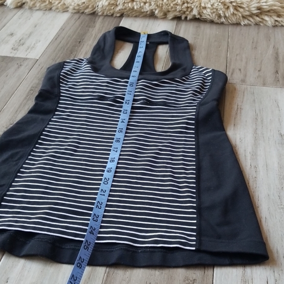 Lululemon Striped Racerback Athletic Support Tank - Picture 5 of 6